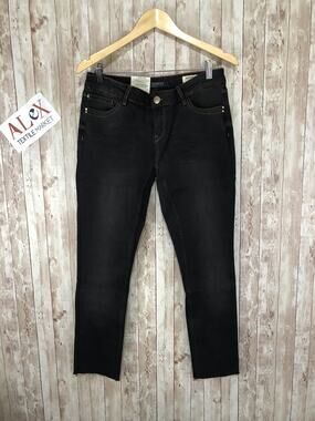 Bonobo Jeans Womens 14 Black Denim Pants Stretch W:34xL 29 N40